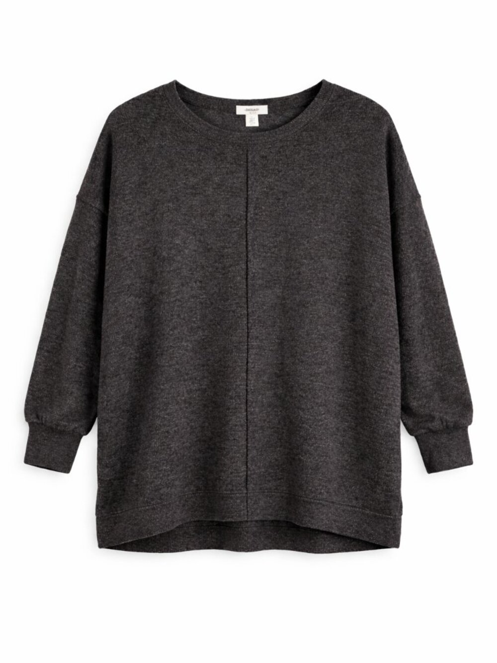 Zenana Outfitters Charcoal Sweater, Size Large/X-Large